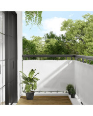 Écran de balcon blanc 90x1000 cm 100% polyester oxford | Mobilier & Déco
