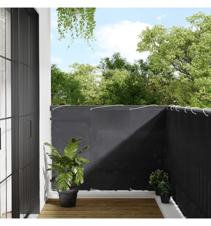 Écran de balcon anthracite 120x700 cm 100% polyester oxford | Mobilier & Déco