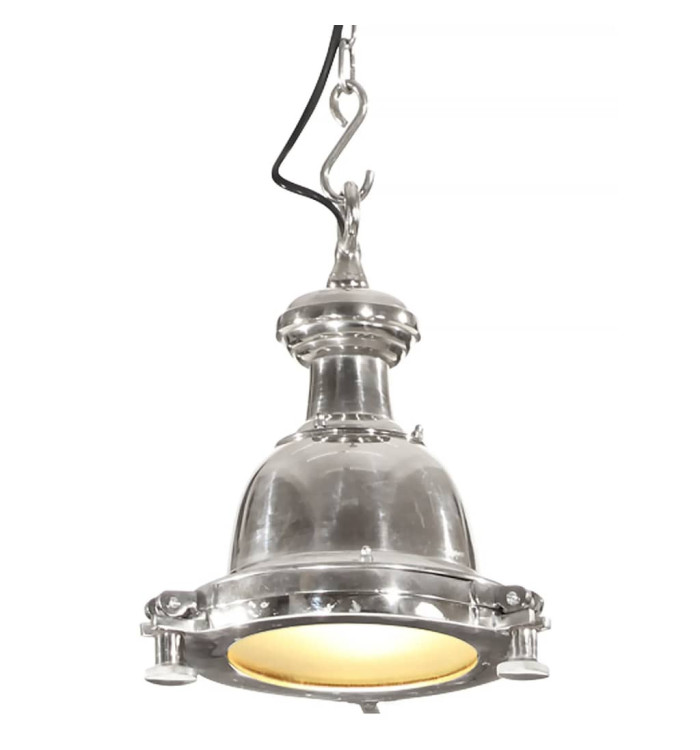 Lampe suspendue 25x25x136 cm aluminium | Mobilier & Déco