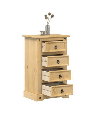 Table de chevet Corona 53x39x84 cm bois de pin massif | Mobilier & Déco