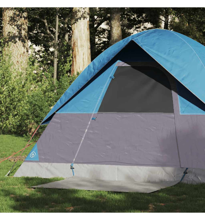Tente de camping à dôme 2 personnes bleu imperméable | Mobilier & Déco