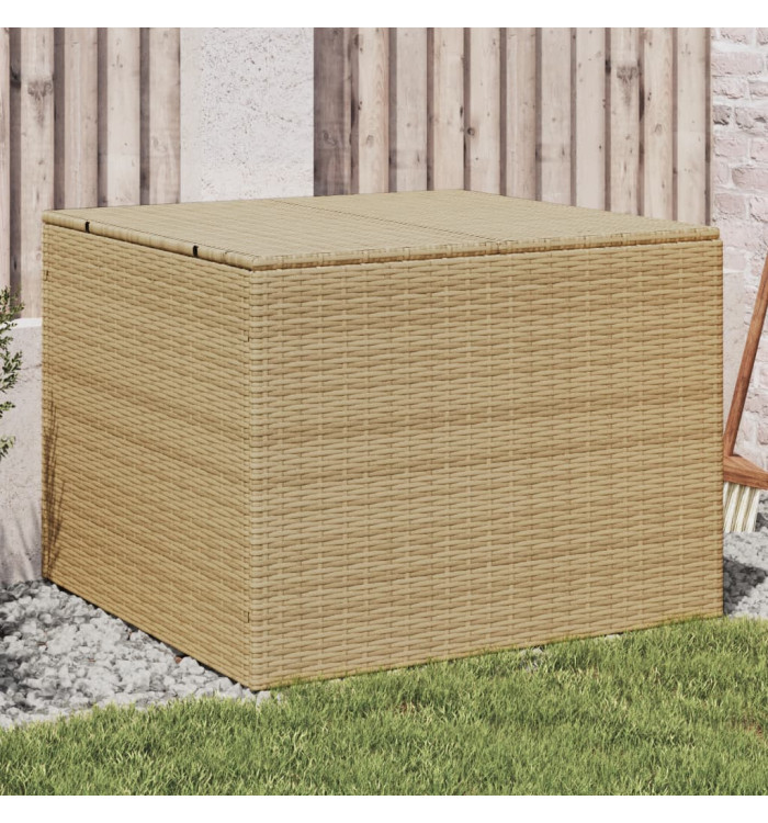 Boîte de rangement de jardin mélange beige 291L résine tressée | Mobilier & Déco