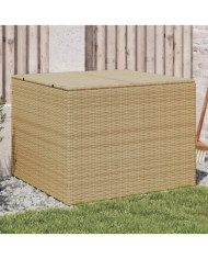 Boîte de rangement de jardin mélange beige 291L résine tressée | Mobilier & Déco