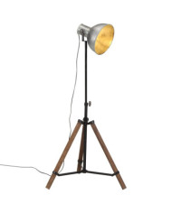 Lampadaire 25 W argent vintage 75x75x90-150 cm E27 | Mobilier & Déco