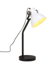 Lampe de bureau 25 W blanc 17x17x60 cm E27 | Mobilier & Déco