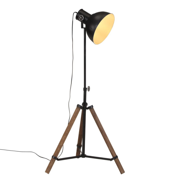 Lampadaire 25 W noir 75x75x90-150 cm E27 | Mobilier & Déco