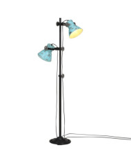 Lampadaire 25 W bleu délavé 25x25x90/140 cm E27 | Mobilier & Déco
