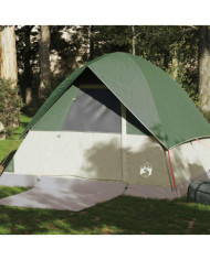 Tente de camping à dôme 4 personnes vert imperméable | Mobilier & Déco