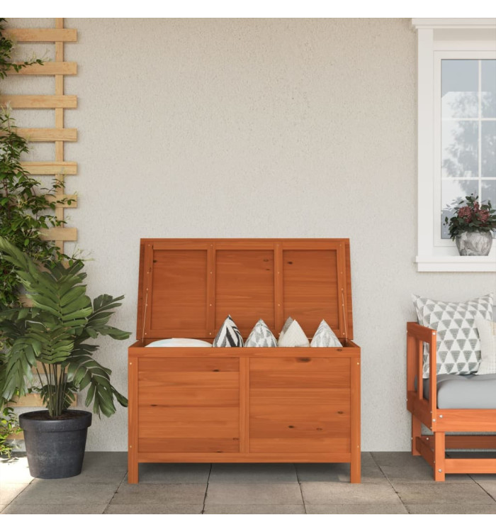 Boîte de rangement de jardin 99x49,5x58,5 cm bois massif sapin | Mobilier & Déco