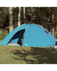 Tente de camping 8 personnes bleu imperméable | Mobilier & Déco