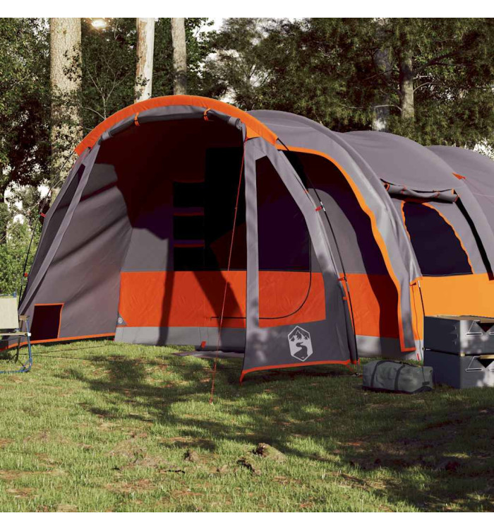 Tente familiale tunnel 8 personnes gris imperméable | Mobilier & Déco