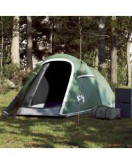 Tente de camping tunnel 2 personnes vert imperméable | Mobilier & Déco