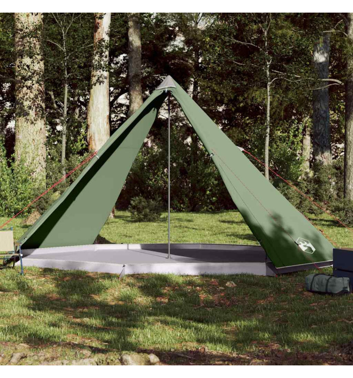 Tente familiale tipi 8 personnes vert imperméable | Mobilier & Déco