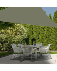 ProGarden Toile d'ombrage 3x3x3 m vert triangulaire | Mobilier & Déco