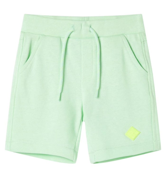 Short pour enfants avec cordon de serrage vert vif 116 | Mobilier & Déco