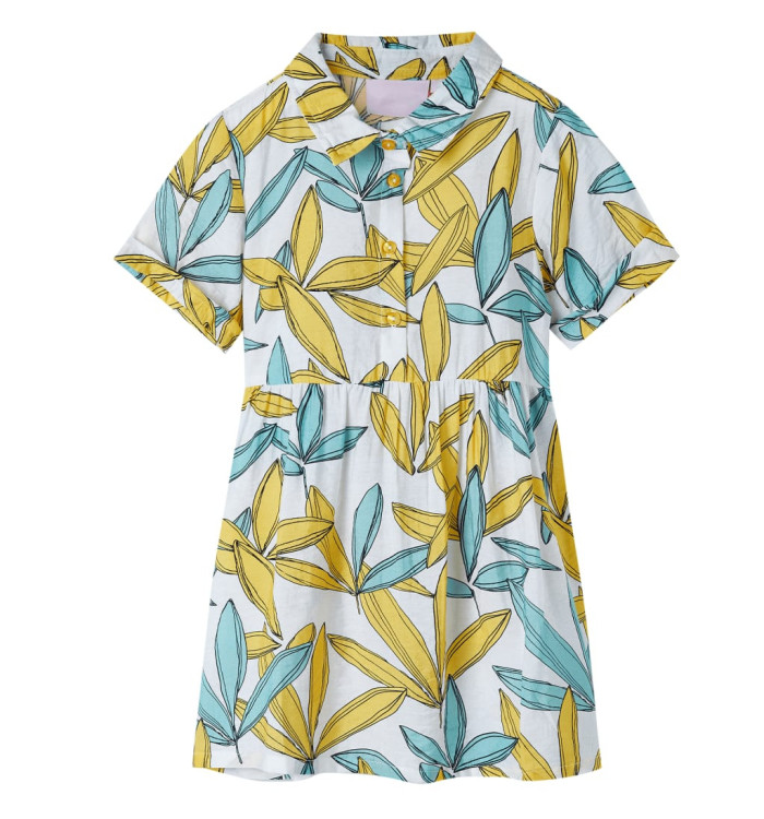 Robe pour enfants écru 140 | Mobilier & Déco