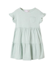 Robe pour enfants à manches à volants menthe 116 | Mobilier & Déco
