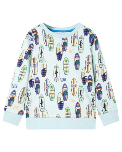 Sweatshirt pour enfants mélange bleu pâle 116 | Mobilier & Déco