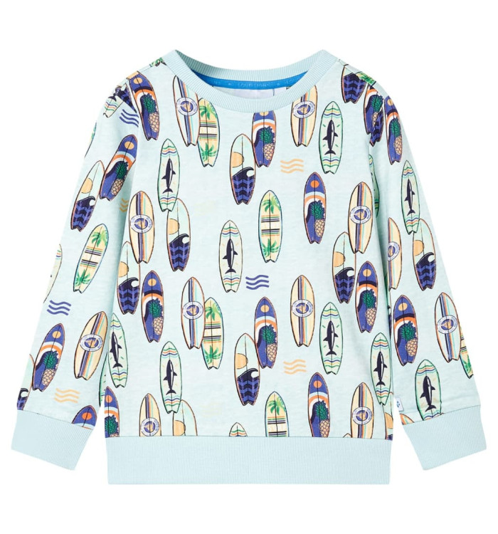 Sweatshirt pour enfants mélange bleu pâle 116 | Mobilier & Déco