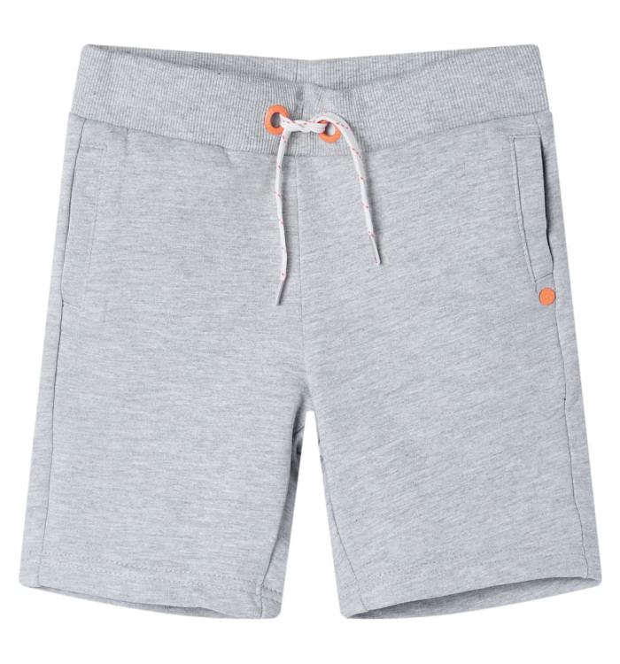 Short pour enfants avec cordon de serrage gris 128 | Mobilier & Déco