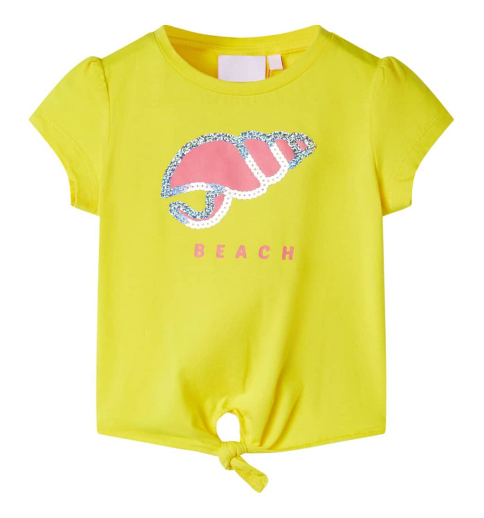 T-shirt pour enfants jaune 92 | Mobilier & Déco