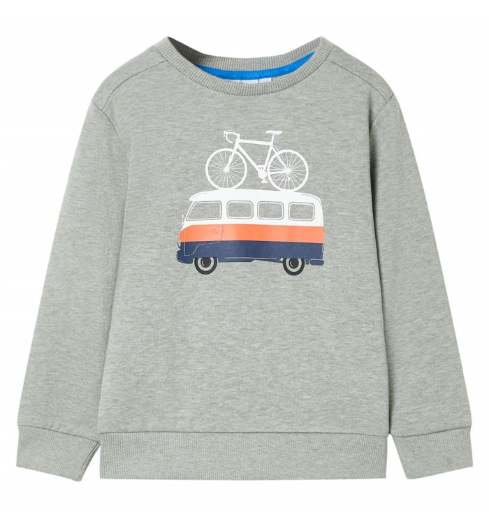 Sweatshirt pour enfants mélange kaki clair 104 | Mobilier & Déco