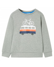 Sweatshirt pour enfants mélange kaki clair 104 | Mobilier & Déco