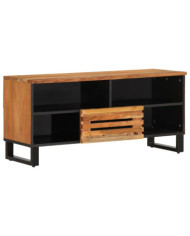 Meuble TV 100x34x46 cm bois d'acacia massif | Mobilier & Déco