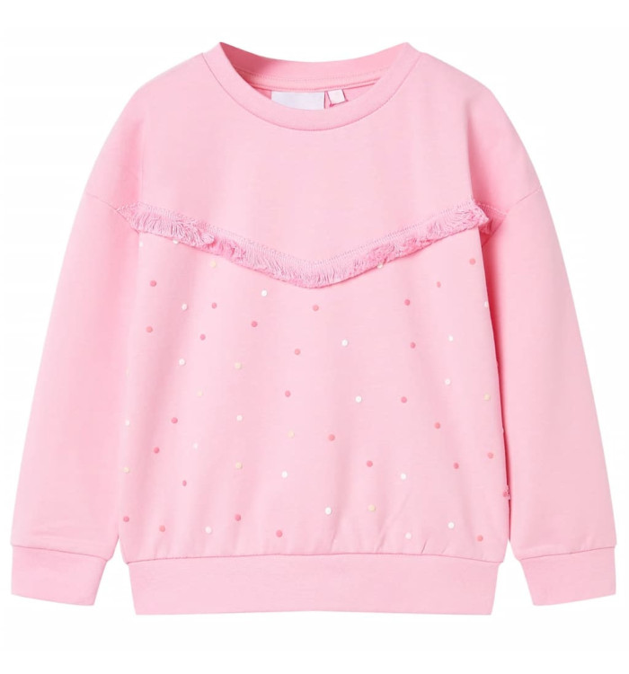 Sweatshirt pour enfants rose 116 | Mobilier & Déco