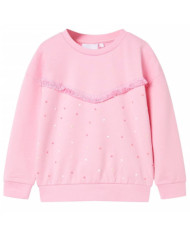 Sweatshirt pour enfants rose 116 | Mobilier & Déco
