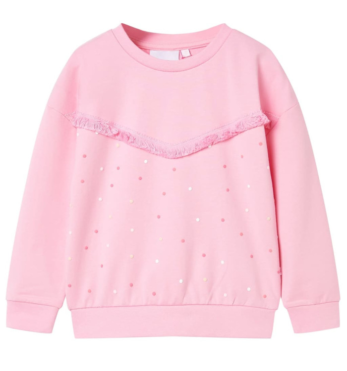Sweatshirt pour enfants rose 140 | Mobilier & Déco