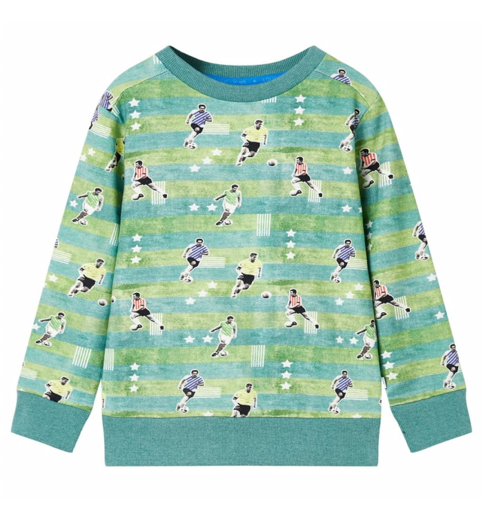 Sweatshirt pour enfants mélange vert clair 104 | Mobilier & Déco