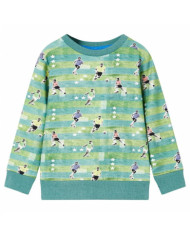 Sweatshirt pour enfants mélange vert clair 104 | Mobilier & Déco