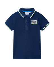 Polo pour enfants bleu marine 116 | Mobilier & Déco