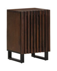 Armoire de salle de bain marron 38x34x58cm bois massif manguier | Mobilier & Déco