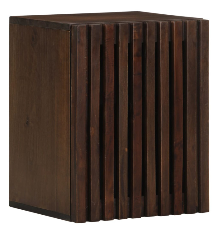 Armoire murale de salle de bain 38x34x48cm brun manguier massif | Mobilier & Déco