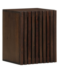 Armoire murale de salle de bain 38x34x48cm brun manguier massif | Mobilier & Déco