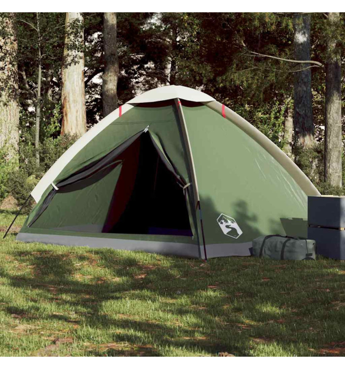 Tente de camping à dôme 4 personnes vert imperméable | Mobilier & Déco