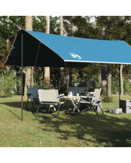 Bâche de camping bleu 460x305x210 cm imperméable | Mobilier & Déco