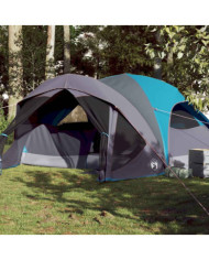 Tente de cabine familiale 6 personnes bleu imperméable | Mobilier & Déco