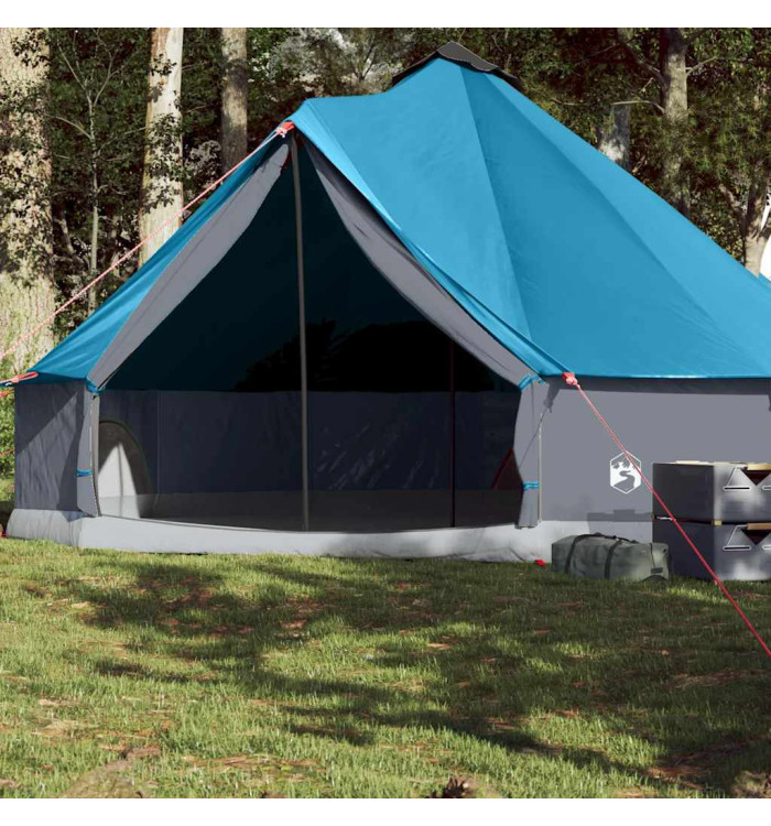 Tente familiale tipi 8 personnes bleu imperméable | Mobilier & Déco