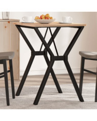 Pieds de table à manger cadre en Y 60x50x73 cm acier | Mobilier & Déco