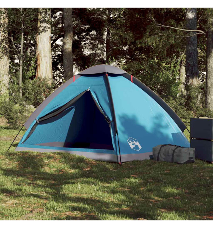 Tente de camping à dôme 2 personnes bleu imperméable | Mobilier & Déco