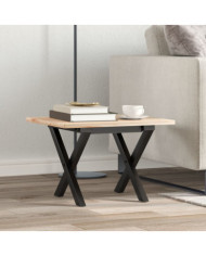 Pieds de table basse cadre en X 30x30x33 cm acier | Mobilier & Déco