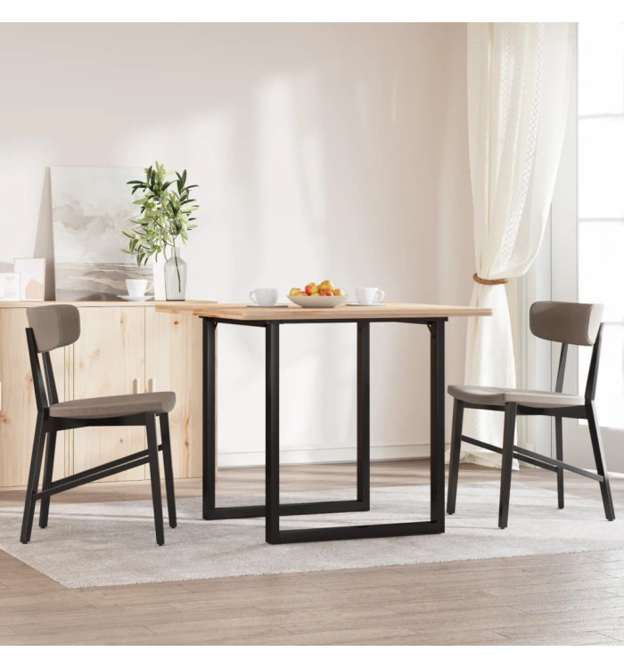Pieds de table à manger cadre en O 70x70x73 cm acier | Mobilier & Déco