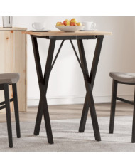 Pieds de table à manger cadre en X 40x40x73 cm acier | Mobilier & Déco