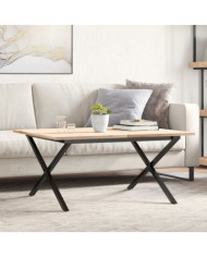 Pieds de table basse cadre en X 80x70x43 cm acier | Mobilier & Déco