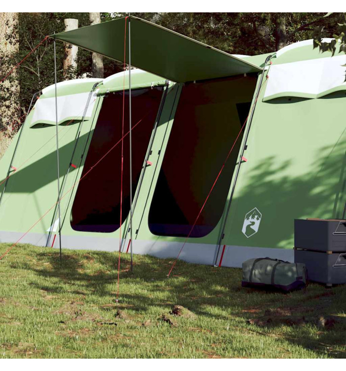 Tente familiale tunnel 10 personnes vert imperméable | Mobilier & Déco