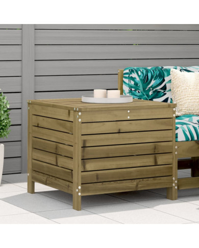 Repose-pied de jardin 62x63,5x53,5 cm bois de pin imprégné | Mobilier & Déco