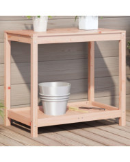 Table de rempotage et étagère 82,5x50x75 cm bois massif douglas | Mobilier & Déco
